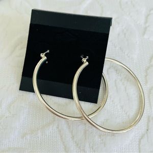 Silver Hoop Earrings